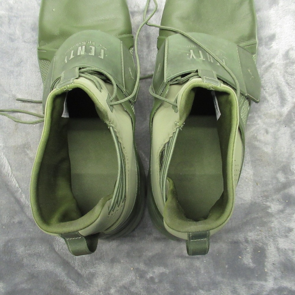 Puma Fenty by Rihanna Shoes Mens 13 Cypress Green Hi Top Sneakers Basketball Gym - Picture 9 of 14